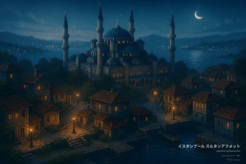 イスタンブール スルタンアフメット を訪れたルーメンとモス