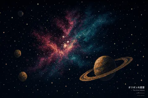 オリオン大星雲 を訪れたルーメンとモス